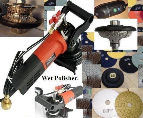 Wet polisher v25 f30 full ogee bullnose router bit 25 pad buff stone marble damo for sale