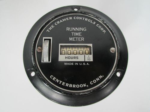 The Cramer Controls Corp., Running Time Meter, Timer Hours Made in USA.