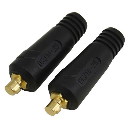 2pcs quick fitting cable connector plug 200amp dkj10-25 welding machine for sale