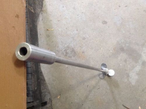 Stainless mixer mixing shaft with Cupler and propeller