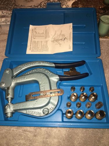 Roper whitney hole punch kit (15) 16 ga. steel. model: xx kit for sale