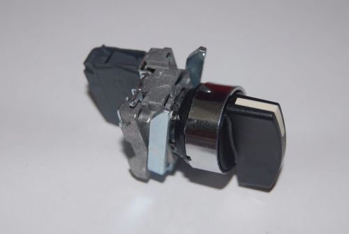 1pc 22mm long handle selector switch 2 position fits xb4bj41 1n/o momentary for sale