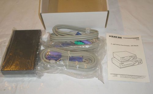 BLACK BOX ServSwitch Switch Box DT Series KV7003A w Cords
