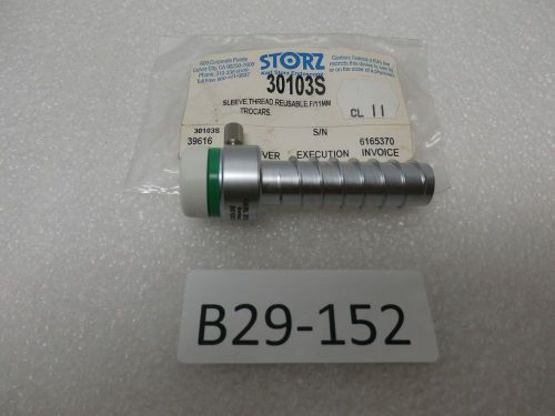 Karl Storz 30103S Trocar Sleeve Threaded 11mm Endoscopy Laparoscopy  Instrument