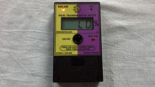 Uv &amp; solar transmission meter (model # xm1400) for sale