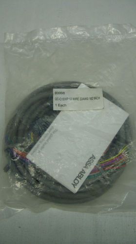 Mckinney / assa abloy retrofit cable qc-c1500p ~ 12 wire 22 awg 15&#039;2&#034;  *new* for sale
