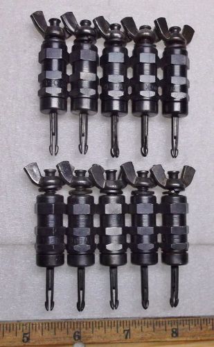 10 - 5/32&#034; Wingnut Clecos - Genuine Wedgelock Cleco Fasteners with 0-1/2 Grip