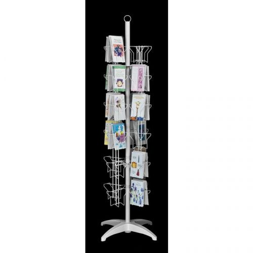 48-pocket floor greeting card display spinner rack marvolus udr48 for sale