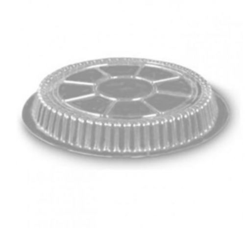 7&#034; 8&#034; 9&#034; Plastic Dome Lid for Aluminum Foil Pans Round Disposable Clear 500 Case