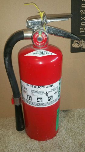 9lb Halon 1211 FIRE Extinguisher Fully Charged Clean Agent Amerex Hose