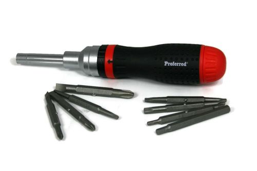 Interchangeable bit 19 in 1 ratchet screwdriver tool set - lifetime warranty for sale