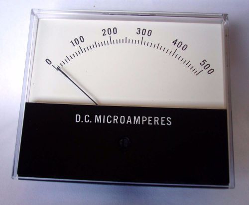 Vintage Honeywell M53T 0 to 500 Microamperes DC Panel Meter Bakelite Steampunk