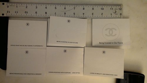 Lot of 7 Chanel post its