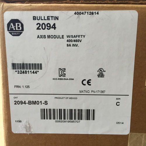 Allen Bradley Servo Drive Kinetix 6000 2094-BM01-S New in Box