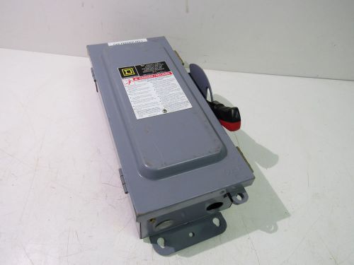 SQUARE D H361AWK FUSIBLE SAFETY SWITCH 30A 600VAC ***XLNT***