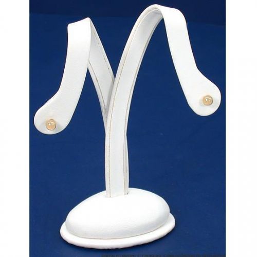 Earring Stand Display Jewelry Showcase Faux Leather