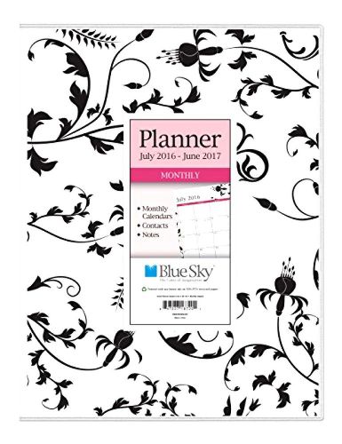 Blue sky 2016-2017 academic year monthly planner, 8.5&#034; x 11&#034;, analeis (18720) for sale