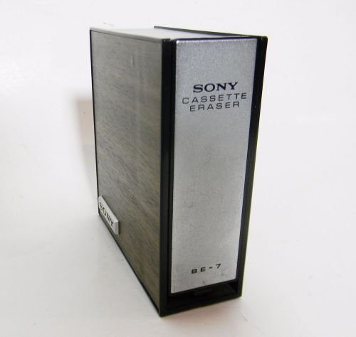Sony Be-7 Magnetic Cassette Tape Eraser Heavy Duty Vintage Japan