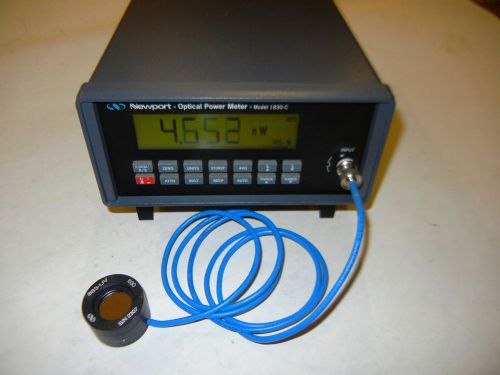 Newport 1830-C Optical Power Meter With 818-UV Detector, &amp; Calibration Module