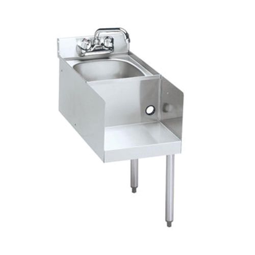 Krowne 21-18BDR - 2100 Series 18&#034; Blender/Dump Sink Modular Add-On Legs On Right