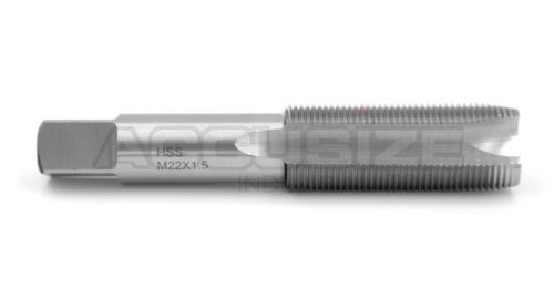 M22x1.5 metric hss sprial point tap, ansi, ground, 3 flute, d6, #spt-22m-150 for sale
