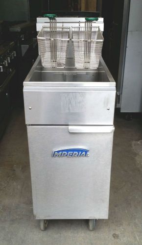Imperial range ifs-40 40lb gas commercial deep fat fryer for sale