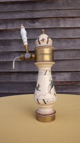 Medieval Keg Draft Viking Beer Brass Dispenser Tap Loft Industrial age Kegerator