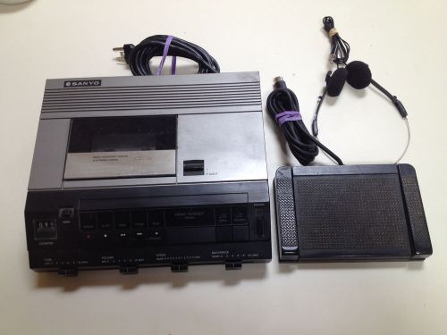 SANYO TRC9010 Standard Cassette Dictation Transcriber