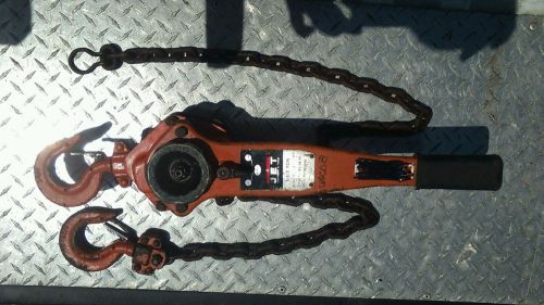 JET JLP-150-5, 1-1/2 Ton Chain Lever Hoist 5&#039; Lift