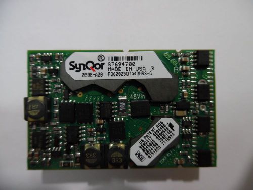 SYNQOR-40 Amp, No Heatsink, Isolated DC/DC Converter-PQ60025QTA40NRS-G