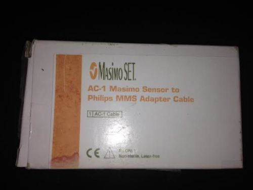Masimo SET AC- 1  masimo sensor to philips MMS adapter cable.