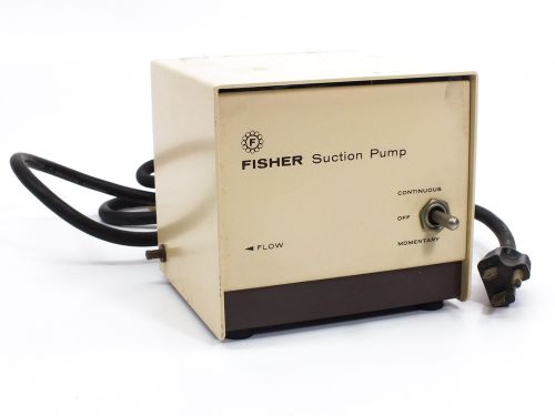 Fisher Suction Pump Momentary / Continuous *AS-IS / FOR PARTS* Bad Tubing (56A)