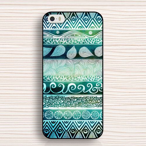 Green Tribal Leaves Aztec Protective Cover Phone Case For phone eftdf