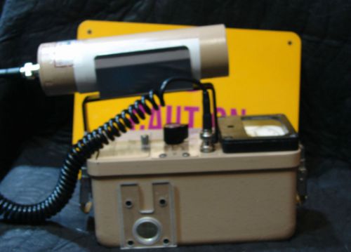 Ludlum 3 &amp; 44-3 scintillator probe survey meter Geiger counter radiation