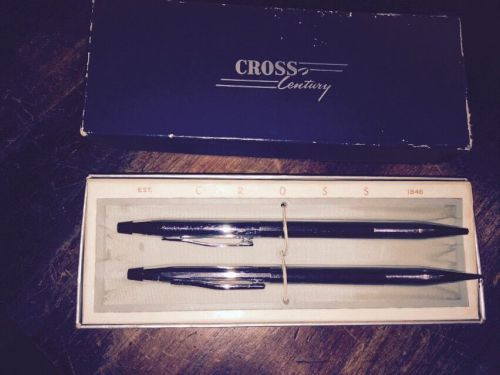 Cross Century Chrome Ballpoint Pen &amp; Pencil Set No. 3501