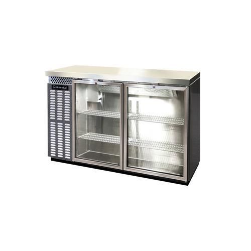 Continental Refrigerator BBC50S-SS-GD Back Bar Cabinet, Refrigerated