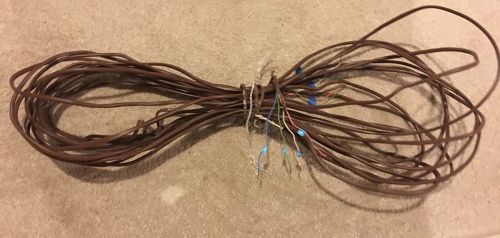 Thermostat wire 18/4 - 4 conductor, 18 awg gauge used - 45 foot approximate long for sale
