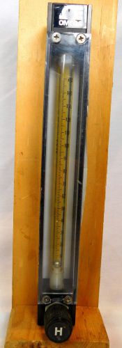 Omega Flowmeter FL-1447-S   0 TO 150 Range  Fow Meter - Mounted on Wood Stand