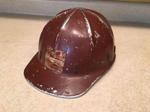 Vintage aluminum safety hard hat helmet miners / iron-workers w/ liner for sale