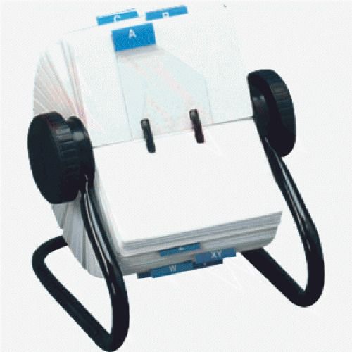 Rolodex Classic Rotary Card File with 24 Index Tabs, 500 Card Cap, 2-1/4&#034;x4&#034;