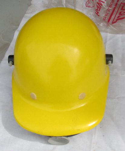 FIBRE-METAL YELLOW HARD HAT - CLASS C - ANSI Z89.1-1969 - UNUSED IN WRAPPER