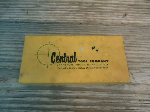 Vintage Central Tool Co.  Micrometer Original Box Instructions