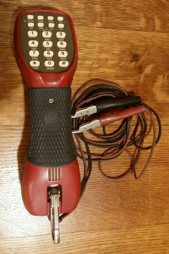 Linemans Telephone Chesilvale Electronics Butt Test Set Phone Line Tester Red
