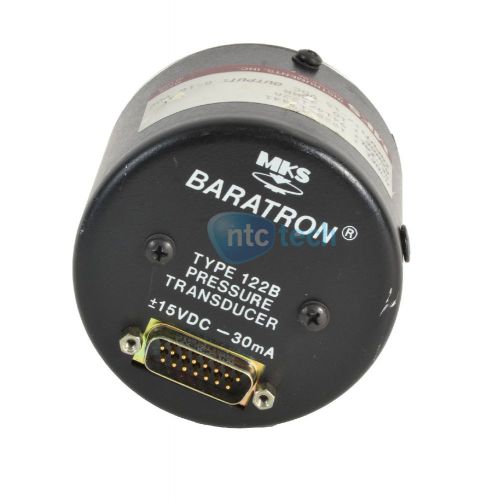 MKS Baratron Type 122B Pressure Transducer +-15VDC - 30mA