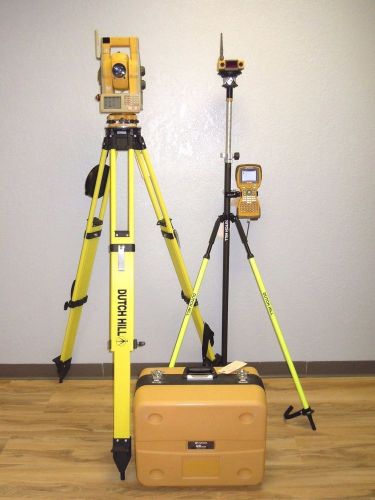 Topcon qs3a  3&#034; sec robotic total station gun scanner reflectorless fc-2500 rc-4 for sale