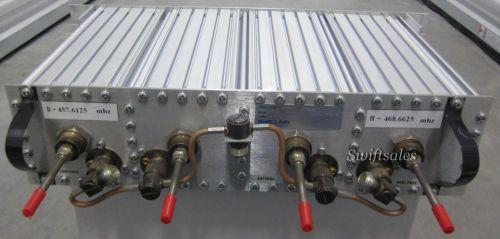 Sinclair technologies q3220e 4-cavity rack mount uhf duplexer #4 tested &amp; clean for sale