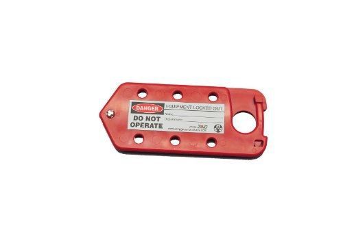 Zing Green Products ZING 7102 RecycLockout Lockout Tagout Hasp and Tag
