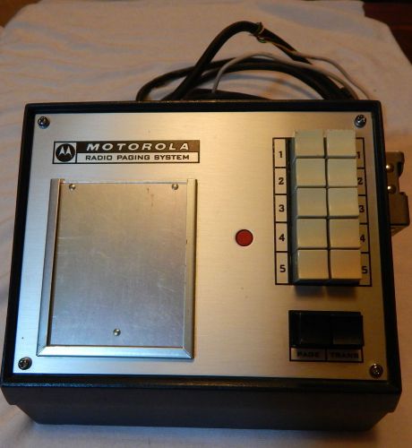 Vintage Motorola Radio Paging System model N1146AA