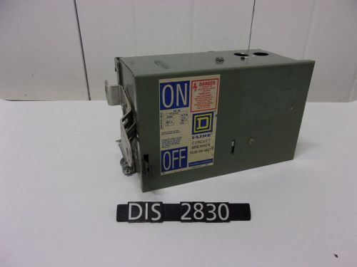 Square D 600 Volt 20 Amp  Bus Plug w/ 20A Circuit Breaker (DIS2830)