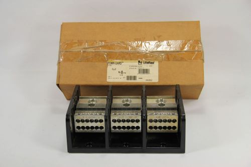 Littelfuse powr-gard ld5552-3 power distribution block 600 volt 380 amp for sale